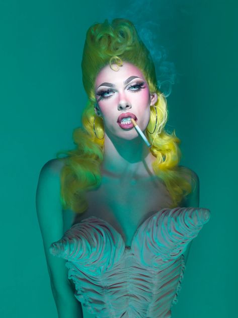 ‘RuPaul’s Drag Race’’s Gigi Goode Is More Than This Season’s Fashion Queen | Vogue Drag Queen Photography, Franz Szony, Drag Photoshoot, Queen Photography, Gigi Goode, Drag Art, Drag Fashion, Drag Ideas, Rupaul Drag Queen