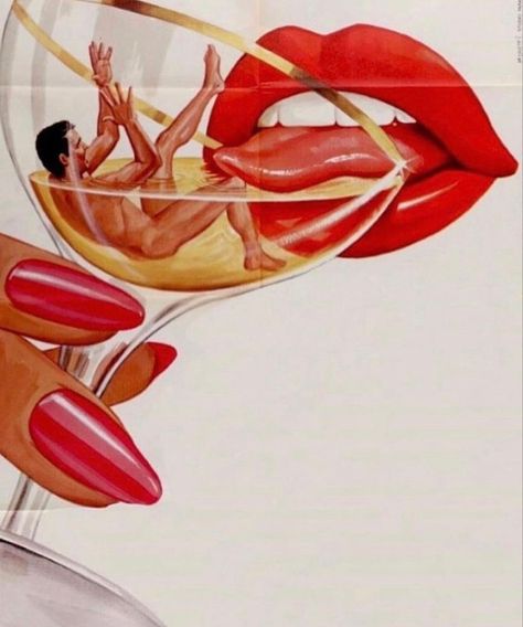 Pulp Art, Vintage Poster Art, Art Collage Wall, Red Lipstick, Room Posters, New Wall, Funky Art, Wall Collage, Aesthetic Art