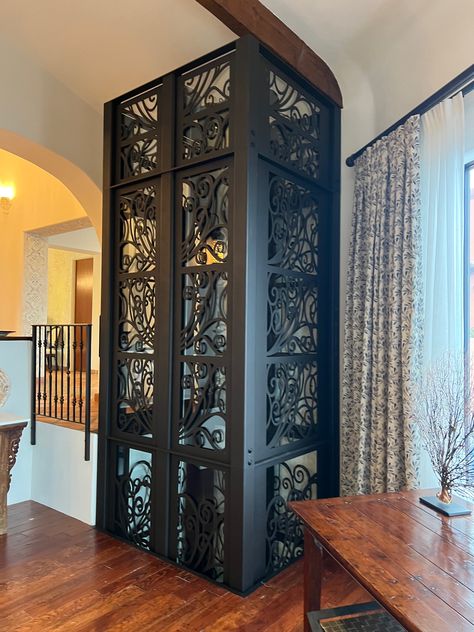 Elevator In House, Future Mansion, Mansion Decor, Residential Elevator, Home Elevator, Elevator Design, Malibu Home, Angels Landing, Silver Jewellery Indian