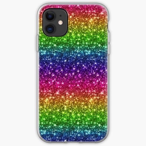 Get my art printed on awesome products. Support me at Redbubble #RBandME: https://www.redbubble.com/i/iphone-case/Rainbow-Glitter-by-Sleepygirl2010/51471613.PM7U2?asc=u Winter Planner Stickers, Kawaii Hair Clips, Rainbow Phone Case, Kids Gift Baskets, Glitter Iphone Case, Christmas Shoes, Glitter Phone Cases, Halloween Wallpaper Iphone, Glitter Iphone