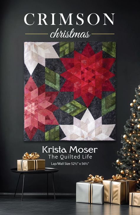 Crimson Christmas is Here!! Quilt Patterns Christmas, Christmas Quilt Patterns, Long Arm Quilting Machine, Quilt Modernen, Laundry Basket Quilts, Quilting Notions, Quilt Binding, Hand Dyed Fabric, Modern Quilt Patterns