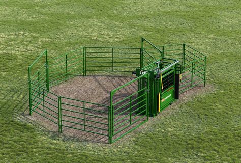 Starter Cattle Handling Systems | Arrowquip Round Bale Feeder, Cattle Gate, Cattle Corrals, Cattle Panels, Gate Hinges, Cattle Ranching, Animal Science, Farm Equipment, Design Solutions