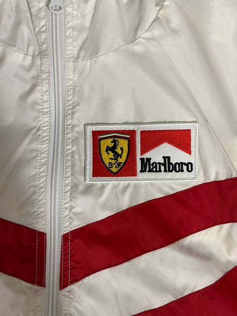 + f1 vintage marlboro patch Senior Jackets, Women's Windbreaker, Men's Windbreaker, Racing Jacket, Scuderia Ferrari, Sneakers Outfit, Grunge Aesthetic, Formula 1, Vintage Cars