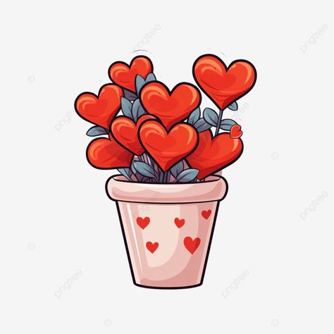 valentine red pot drawing sticker love balloon heart balloon valentines day gift png Valentines Clipart Cute, Valentines Day Art Illustration, Balloon Drawing, Valentines Day Images Free, Pot Drawing, Heart With Eyes, Heart Pattern Design, Valentine Cartoon, Valentine Vector