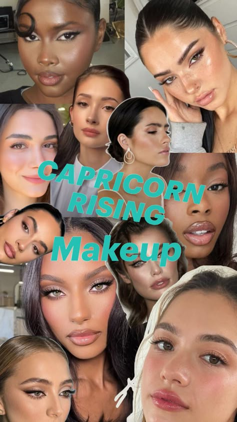 Venus In Capricorn, Capricorn Aesthetic, Capricorn Rising, Makeup Charts, Capricorn Girl, Capricorn Love, Venus Fashion, Makeup List, Makeup Artist Tips