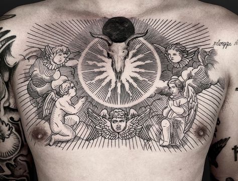 Middle Chest Tattoo Men, Pieces Tattoo, Chest Tattoo Men, Chest Piece Tattoos, Chest Piece, Chest Tattoo, Tattoos For Guys, Tattoos