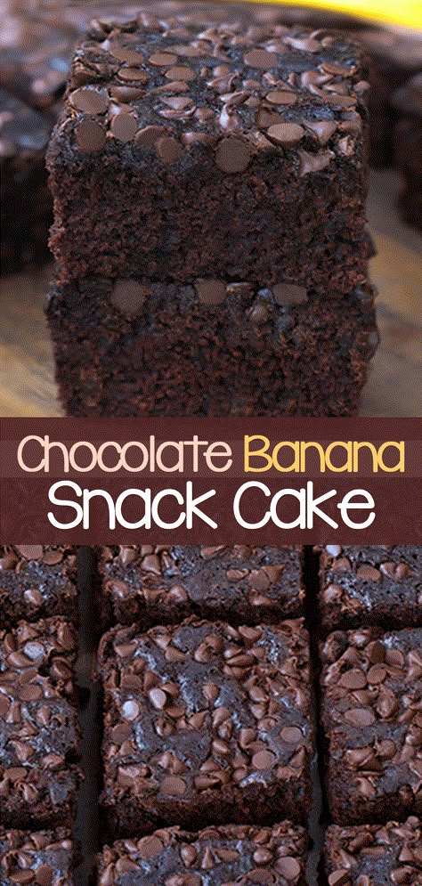 The Best Healthy Chocolate Banana Cake Recipe Banana Snack Cake, Snack Cake Recipe, Chocolate Snack Cake, Snack Chocolate, Healthy Chocolate Banana, Healthy Chocolate Cake, Chocolate Banana Cake, Healthy Chocolate Recipes, Chocolate Covered Katie