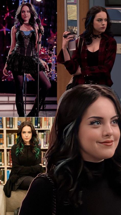 #jadewest Jade West Style, Jade Victorious, Icarly And Victorious, Noli Me Tangere, Middle School Outfits, Jade West, Childhood Memories 2000, Liz Gillies, Elizabeth Gillies