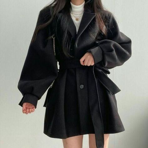 This is my first time writing. English is not my first language. I … #fanfiction #Fanfiction #amreading #books #wattpad Fesyen Islam, Woolen Coat Woman, Vintage Preppy, Women Overcoat, Mode Casual, Trench Coat Black, Belted Coat, Wool Blend Coat, Woolen Coat