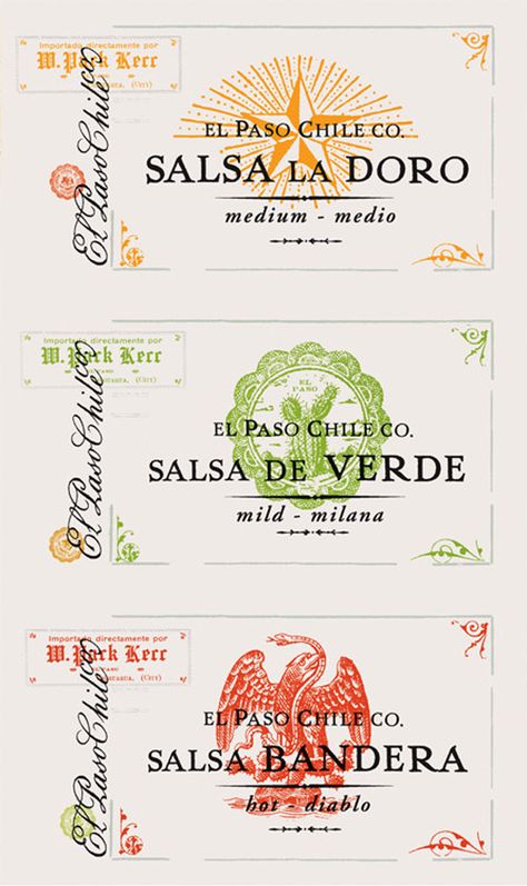 Tequila Label Design, Latin Branding, Mexican Restaurant Branding, Taco Packaging, Sauce Label Design, Pomade Packaging, Mexican Logo, Mexican Graphic Design, Branding Book