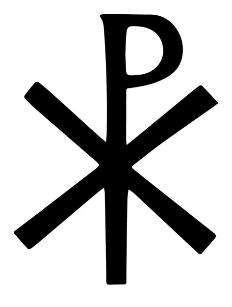 Early Christian Symbols, Constantine Tattoo, Unalome Meaning, Chi Rho Tattoo, Unalome Symbol, Air Symbol, Symbol Drawing, Chi Rho, Buddhist Symbols