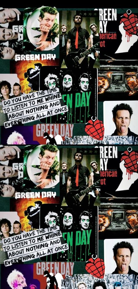 Punk Rock Wallpaper Aesthetic, Green Day Phone Wallpaper, Green Day Wallpaper Iphone, Greenday Wallpapers, Punk Wallpaper Iphone, Green Day Holiday, Green Day Wallpaper, Green Day Poster, Cher Wallpapers