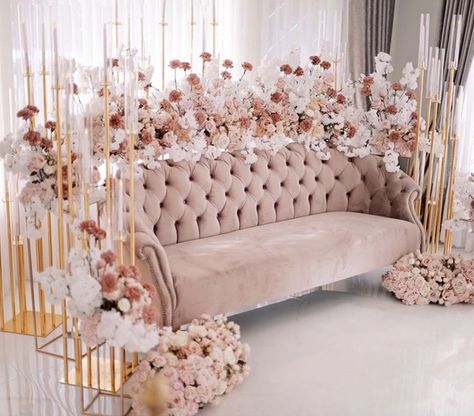 Sweetheart Couch Wedding, Wedding Couch, Couch Wedding, Bride Groom Table, Brides Room, Sweetheart Table Wedding, Wedding Event Design, Couch Decor, Wedding Set Up