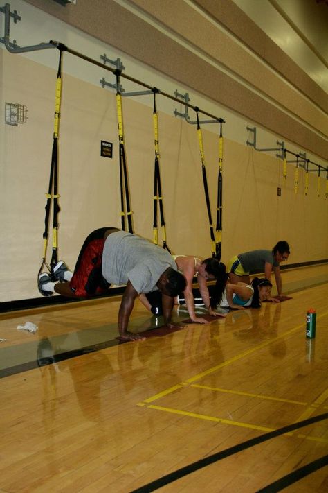 University of Idaho_TRX Installation Trx Installation At Home, Workout Yoga Room, Aerobic Step, University Of Idaho, Yoga Studio Design, Trx Workouts, Gym Room At Home, Workout Room, Gym Ideas