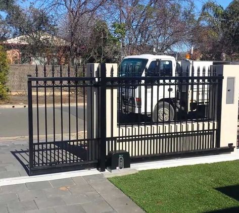 #fence  We are a manufacturer of Sliding Gates Fence, welcome to consult Gate Design Modern, Electric Sliding Gates, Iron Fence Gate, Metal Gates Design, Automatic Sliding Gate, Sliding Gates, Home Gate Design, Gate Wall Design, Gate Designs Modern