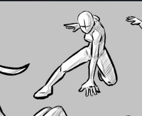 Female Punching Pose Drawing, Combat Poses Reference, Battle Pose Drawing Reference, Female Spidersona, Standing Drawing, Base Eyes, Base Girl, Spidersona Base, Pose Women