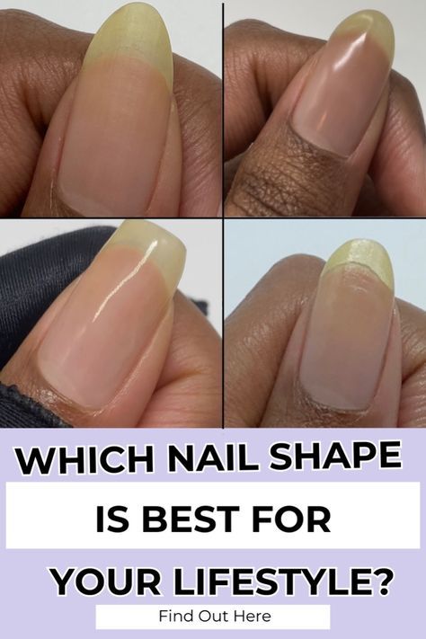 Top 5 Nail Shapes: Finding the Perfect Fit for You - Fashion Tips Tricks How To Shape Your Nails, Easy Nail Art Summer, Nail Shapes For Chubby Fingers, How To Shape Nails, Natural Looking Acrylic Nails, Shape Your Nails, Round Shaped Nails, Square Oval Nails, Natural Nail Shapes