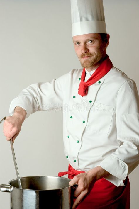 Italian Chef Costume, Cook Outfit, English Crumpets, Chef Photo, Chef Portrait, Cooking Organization, Chef Pictures, Work Portrait, Pinup Poses