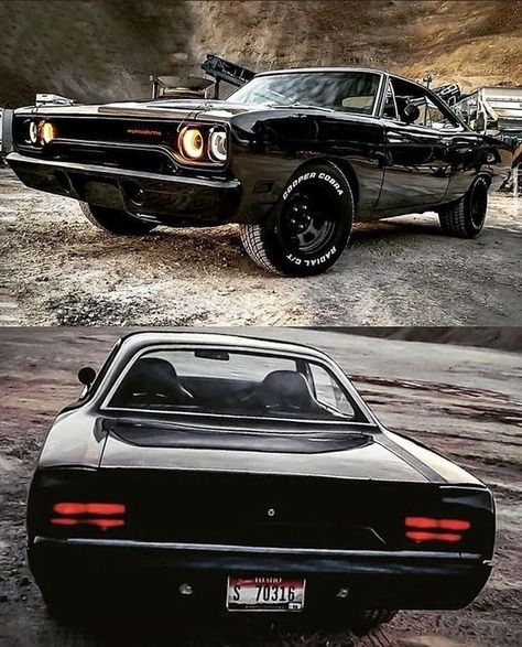 1970 Plymouth Roadrunner, Black Road, Plymouth Muscle Cars, Old Muscle Cars, Mopar Muscle Cars, Plymouth Roadrunner, Custom Muscle Cars, Mopar Muscle, Road Runner