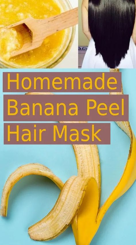 Homemade Banana Peel Hair Mask Jojoba Oil Hair Mask, Yogurt Hair Mask, Banana Mask, Egg Hair Mask, Banana Hair Mask, Egg For Hair, Hair Mask Recipe, Aloe Vera Hair Mask, Homemade Hair Mask