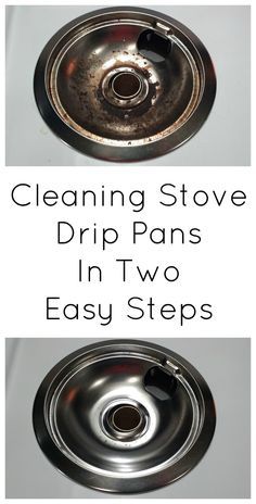 Clean Drip Pans, Stove Drip Pans, How To Clean Oven, Cleaning Stove, Clean Stove Burners, How To Clean Kitchen, Clean Stove Top, Homemade Toilet Cleaner, Clean Hacks