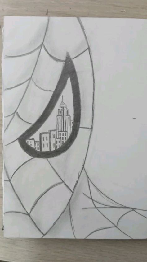 Easy Drawing Of Spiderman, Easy Sketches Spiderman, Spiderman Drawing Simple, Spiderman Things To Draw, Superhero Easy Drawing, Cool Spider Man Drawings, Easy And Cool Drawings, Things You Can Draw, Spiderman Step By Step Drawing