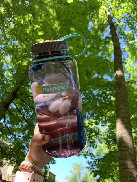 nalgene water bottle <no edit> Nalgene Water Bottle, Granola Aesthetic, Nalgene Bottle, Water Aesthetic, Camp Counselor, Granola Girl, Summer 24, Go Camping, 2024 Vision Board