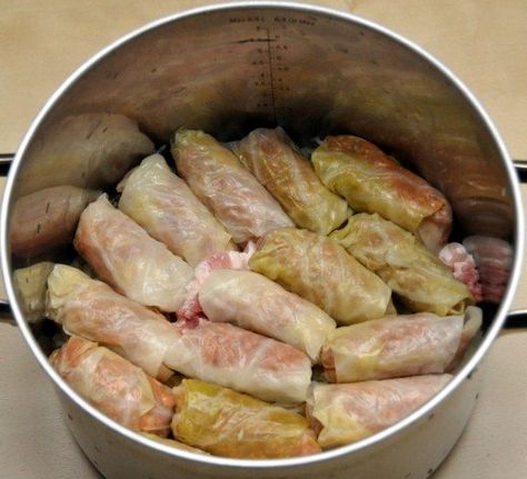 Stuffed Cabbage Rolls Recipe, Sour Cabbage, Stuffed Cabbage Rolls, Eastern European Recipes, Cabbage Roll, Cabbage Rolls Recipe, Pickled Cabbage, Stuffed Cabbage, Cooked Cabbage