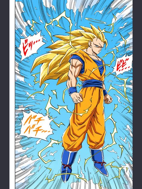 Super Saiyan 3 Goku Dragonball Art, Goku Manga, Dbz Manga, Image Dbz, Dragon Ball Art Goku, Dbz Art, Dragon Balls, Dragon Ball Super Manga, Dragon Ball Wallpapers