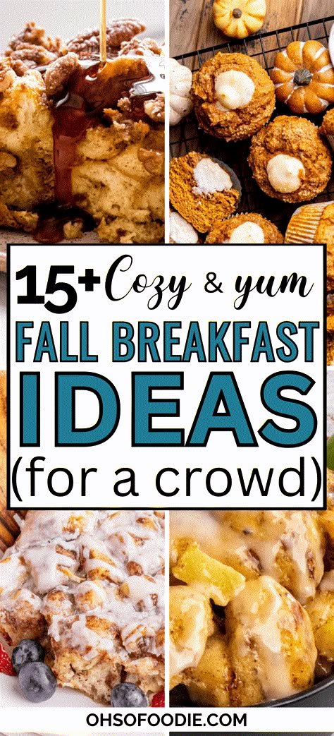 Are you in need of some delicious and easy fall breakfast ideas that will satisfy a crowd? Look no further! In this article, we have gathered 15+ mouthwatering breakfast recipes that are perfect for feeding Thanksgiving Brunch Recipes, Autumn Brunch Recipes, Breakfast Ideas For A Crowd, Easy Fall Breakfast, Fall Breakfast Ideas, Brunch Ideas For A Crowd, Breakfast Potluck, Brunch Casserole Recipes, Fall Recipes Breakfast