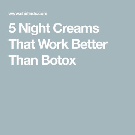 Botox Cream, Diy Night Cream, Night Face Cream, Best Night Cream, Face Cream For Wrinkles, Cream For Oily Skin, Anti Aging Night Cream, Anti Aging Face Cream, Aging Cream