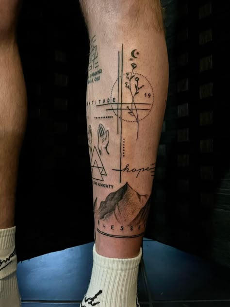 Thigh Sleeve Men, Men’s Thigh Tattoos, Quad Tattoo For Men, Philosophy Tattoos, Concept Tattoo, Mens Body Tattoos, Thigh Tattoo Men, Geometric Line Tattoo, Wrist Tattoo Cover Up