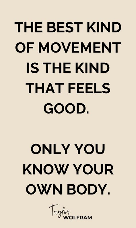 A Body In Motion Stays In Motion Quote, Workout Affirmations Exercise, Intuitive Exercise, Intuitive Movement, Positive Text, Habits Quotes, Healthy Movement, Joyful Movement, Vision Quotes