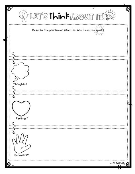 Coloring Sheets Elementary, Cbt Triangle Worksheet, Cbt Worksheets Problem Solving, Cbt Activities For Kids, Cbt For Kids, Cbt Interventions, Cbt Triangle, Psychology Activities, Cbt Kids