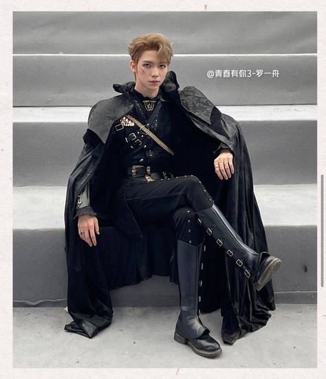 Princely Poses, Prince Reference Pose, Men Prince Suit, Gothic Prince Outfit, Fantasy Villain Outfit Male, Royal Poses Reference Male, Royal Knight Outfit, Villain Aesthetic Outfits Male, Fantasy Royalty Clothes