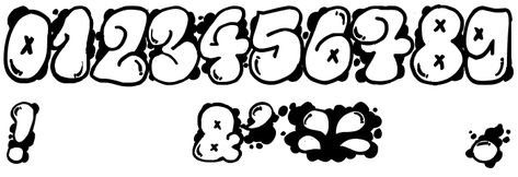 Graffiti bubble numbers Tattoo Fonts Numbers, Graffiti Numbers, Fonts Numbers, Bubble Numbers, Number Tattoo Fonts, Graffiti Art Letters, Graffiti Text, Graffiti Words, Graffiti Lettering Fonts