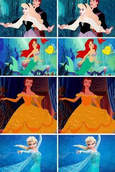 Disney princesses reimagined with REALISTIC waist sizes... ... Fat Disney Princesses, Feel Fat, Disney Theory, Images Disney, Disney Fanatic, Disney Side, Disney Jokes, Size Difference, Disney Life