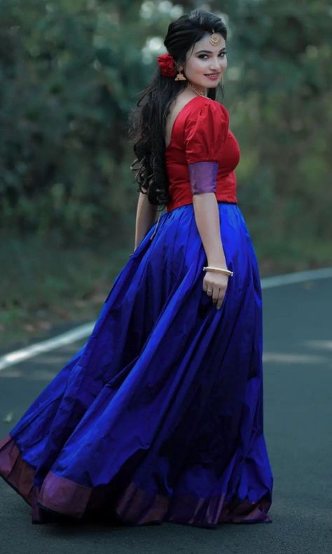 Red Combination Dress, Red Combination, Blouse Designs, Royal Blue, Geek Stuff, Blonde, Saree, Actresses, Red