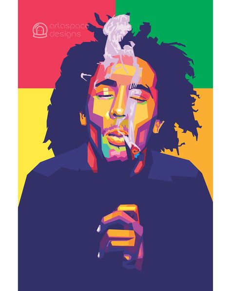 Bob Marley on Instagram: ““One’s supposed to smoke herb freely and be free." #bobmarleyquotes . 🎨 by @artaspacedesigns ______ Want your artwork featured on our…” Bob Marley Poster, Bob Marley Music, Reggae Art, Bob Marley Pictures, Bob Marley Art, Robert Nesta, Bob Marley Quotes, Art Outfit, Reggae Music