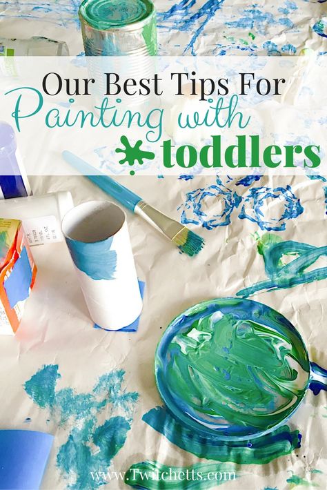 Painting Crafts For Toddlers, Painting With Toddlers, Art Recipes, Tips For Painting, Toddler Painting, Crafts For Toddlers, Easy Art For Kids, Kids Homemade, Mixing Colors