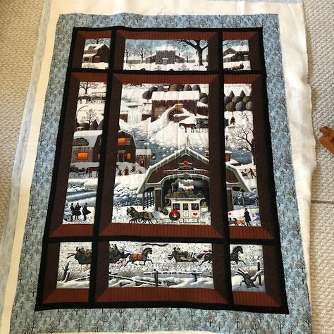 mmm quilts: Winter Attic Window Attic Window Quilts Using Panels, Window Pane Quilts Pattern, Window Pane Quilt Pattern Free, Attic Window Quilt Pattern Free, Target Bag, Attic Window Quilts, Attic Windows, Window Quilts, Framed Windows