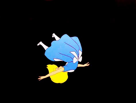 Alice In Wonderland Animated, Alice In Wonderland 1951, Disney Gifs, Alice In Wonderland Disney, Go Ask Alice, Images Disney, Disney Gif, We're All Mad Here, Down The Rabbit Hole