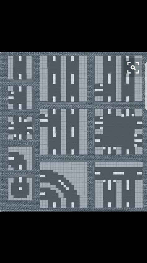 Minecraft City Layout Plans, Minecraft Cities Ideas, Minecraft City Inspiration, Minecraft Building Modern, Minecraft City Plan, Minecraft Row Of Houses, Minecraft Town Layout Modern, Road Ideas Minecraft, Minecraft Driveway