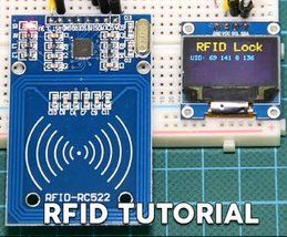 Picture of Arduino RFID Lock Tutorial Rfid Arduino, Mobile Phone Jammer, Arduino Projects Diy, Arduino Programming, Arduino Robot, Iot Projects, Raspberry Pi Projects, Pi Projects, Electronics Projects Diy