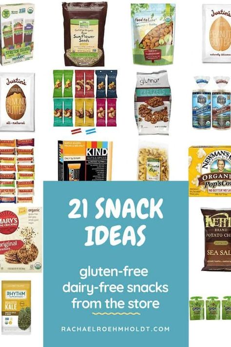 Snacks From The Store, Gluten Free Dairy Free Snacks, Dairy Snacks, Dairy Free Dips, Gluten Free Travel, Dairy Free Snacks, Snack Prep, Dairy Free Breakfasts, Packaged Snacks