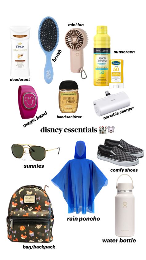 disney parks wdw disneyland guide aesthetic bag checklist what to bring vacation travel backpack family florida Guide Aesthetic, Disneyland Backpack, Disneyland Guide, Disney Essentials, Aesthetic Bag, Bag Checklist, Backpack Essentials, Travel Bag Essentials, Aesthetic Bags