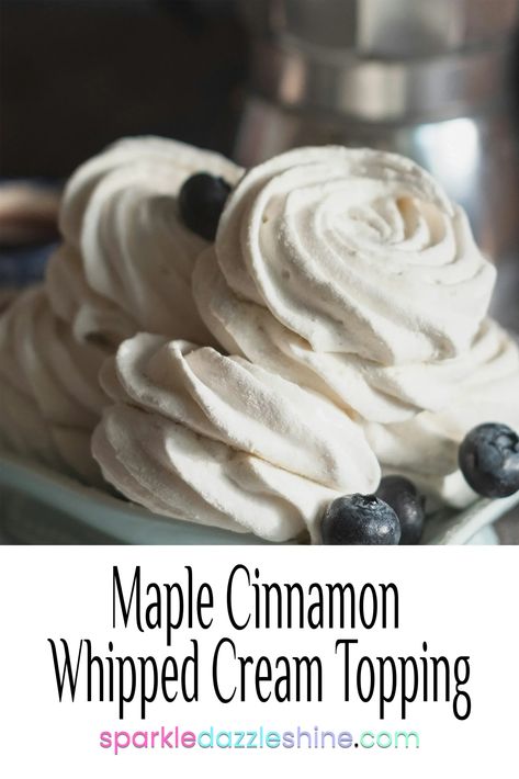 Maple Cinnamon Whipped Cream Topping The Ultimate Sweet Treat Companion 🍁 - Sparkle Dazzle Shine Maple Cinnamon Whipped Cream, Strawberry Pizza, Cinnamon Whipped Cream, Maple Whipped Cream, Angel Food Cake Desserts, Cinnamon Pie, Whipped Cream Topping, Whipped Cream Recipe, Maple Recipes