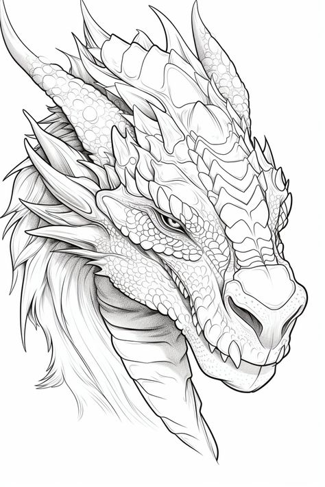 Unleash your creativity with these beautiful, intricate dragons coloring pages. Perfect for kids of all ages, these pages are sure to provide hours of fun. Download your favorite pages today and start…#Water_Dragon_Drawing #Dragon_Colouring_Pages #Dragon_Coloring #Dragon_Coloring_Page Dragon Scale Pattern Drawing, How To Draw Scales Dragon, How To Draw Dragon Scales, Dungeons And Dragons Line Art, Scary Dragon Drawing, Fourth Wing Dragons Drawing, Sleeping Dragon Drawing, Drawing Dragons Sketches, Dragonborn Drawing