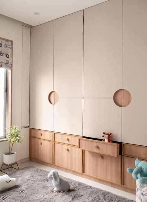 Amoda Embraces Japandi And Wabi Sabi With A Touch Of Indian Interiors | The Canvas Project Wabi Sabi Playroom, Wabi Sabi Wardrobe, Japandi Closet, Japandi Kids Room, Japandi Wardrobe, Balcon Mic, Cabinet For Bedroom, Bedroom Cabinet, Wardrobe Door Designs