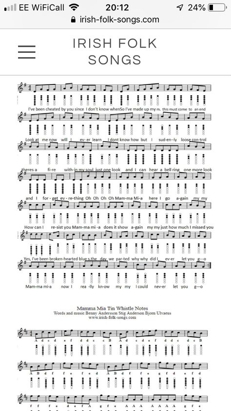 Flute Fingering Chart, Recorder Notes, Penny Whistle, Native American Flute Music, Irish Flute, Irish Folk Songs, Recorder Sheet Music, Banjo Tabs, Native Flute